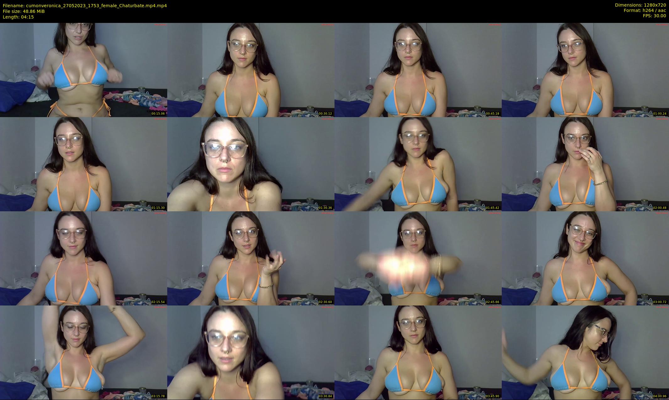 cumonveronica — 5 minute Chaturbate female cam show recording, 720p, May 27, 2023
