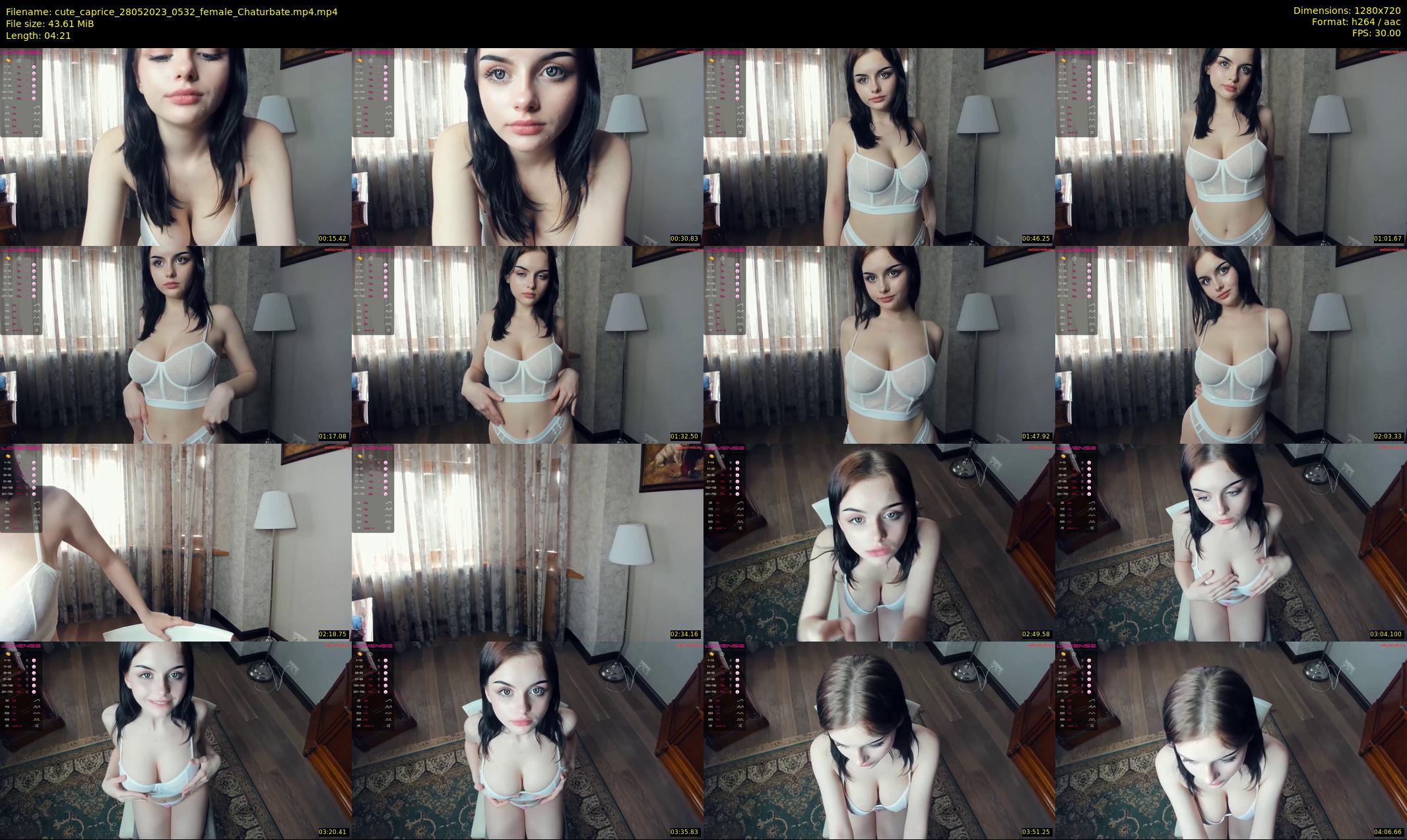 cute_caprice — 5 minute Chaturbate female cam show recording, 720p, May 28, 2023