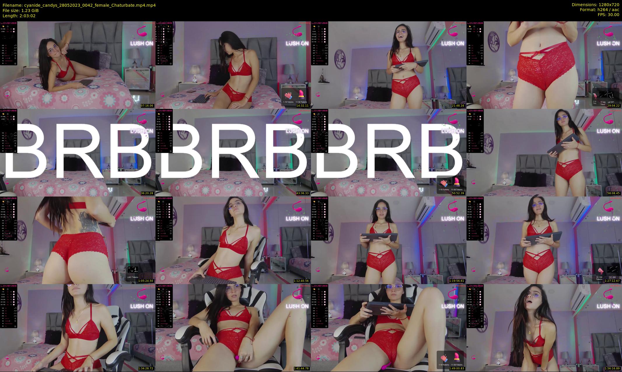 cyanide_candys — 124 minute Chaturbate female cam show recording, 720p, May 28, 2023