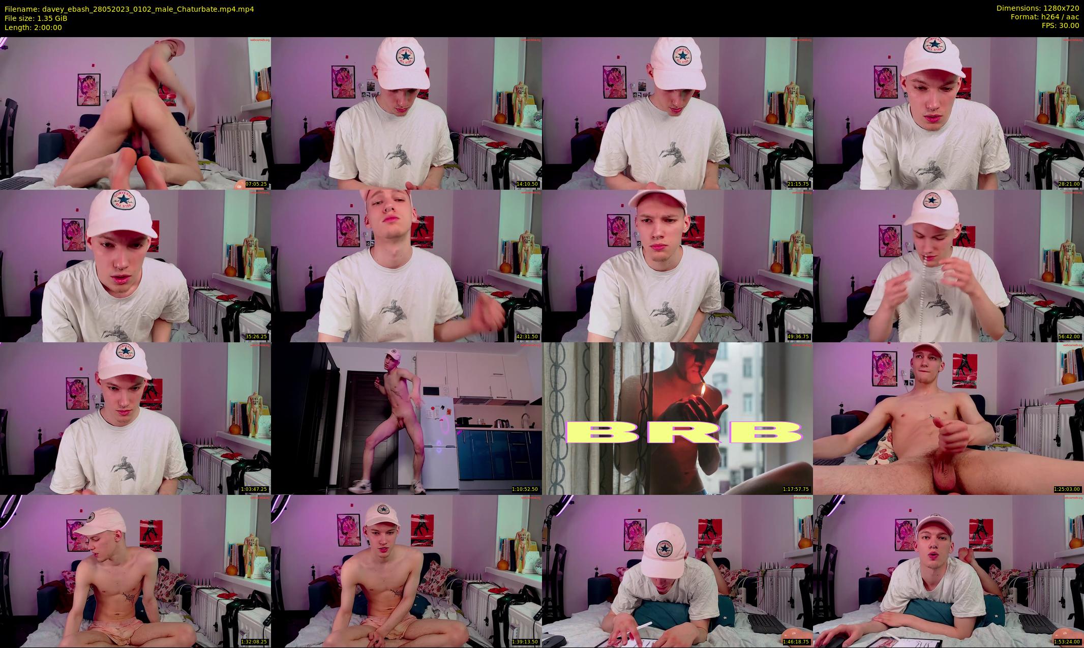 davey_ebash — 120 minute Chaturbate male cam show recording, 720p, May 28, 2023