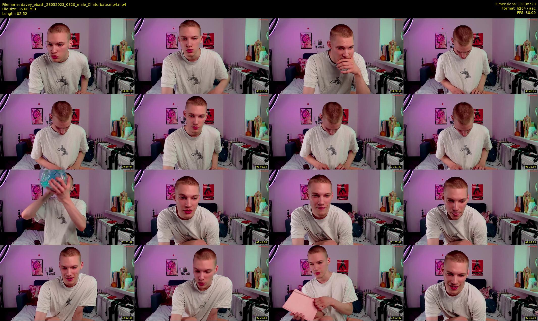 davey_ebash — 3 minute Chaturbate male cam show recording, 720p, May 28, 2023