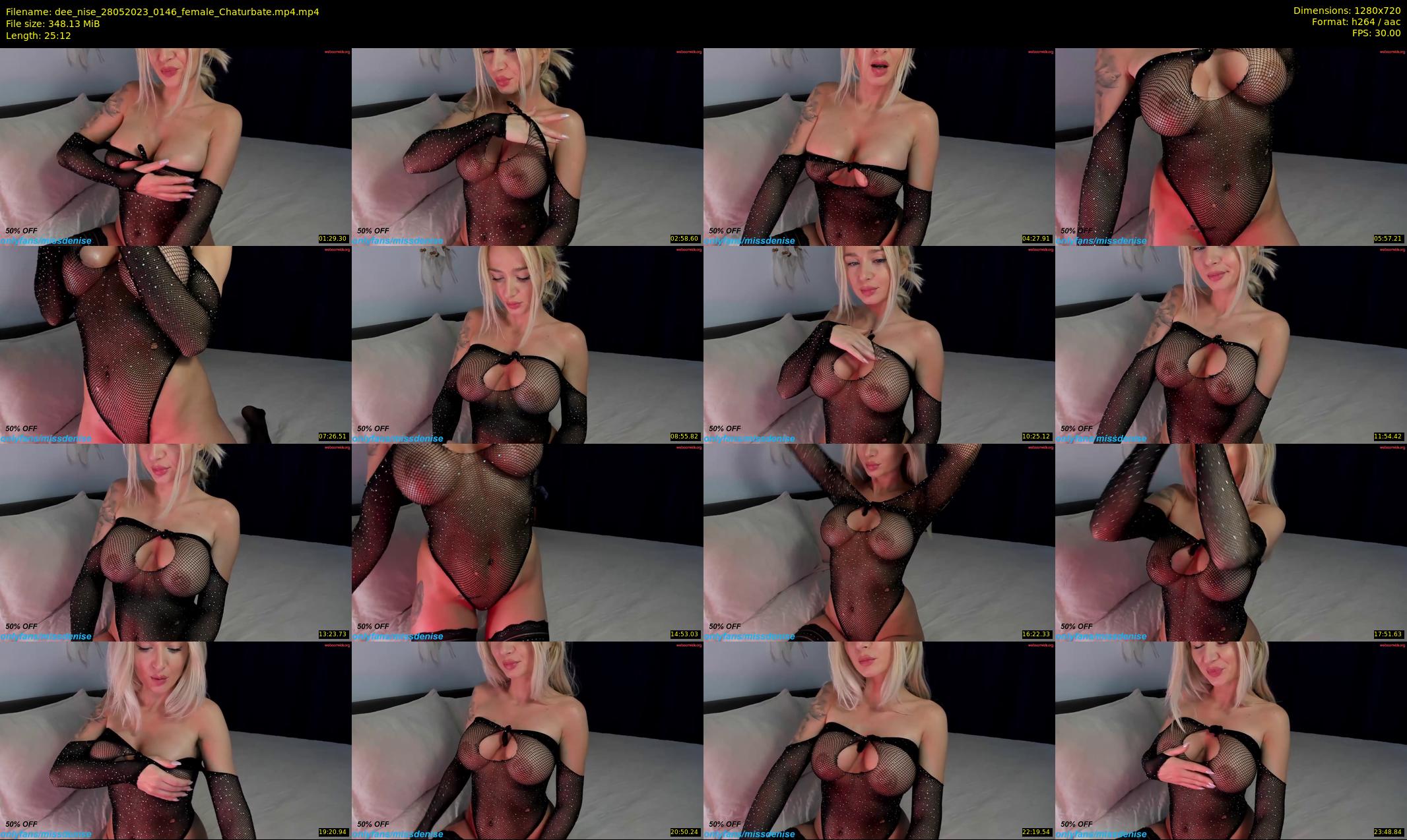 dee_nise — 26 minute Chaturbate female cam show recording, 720p, May 28, 2023