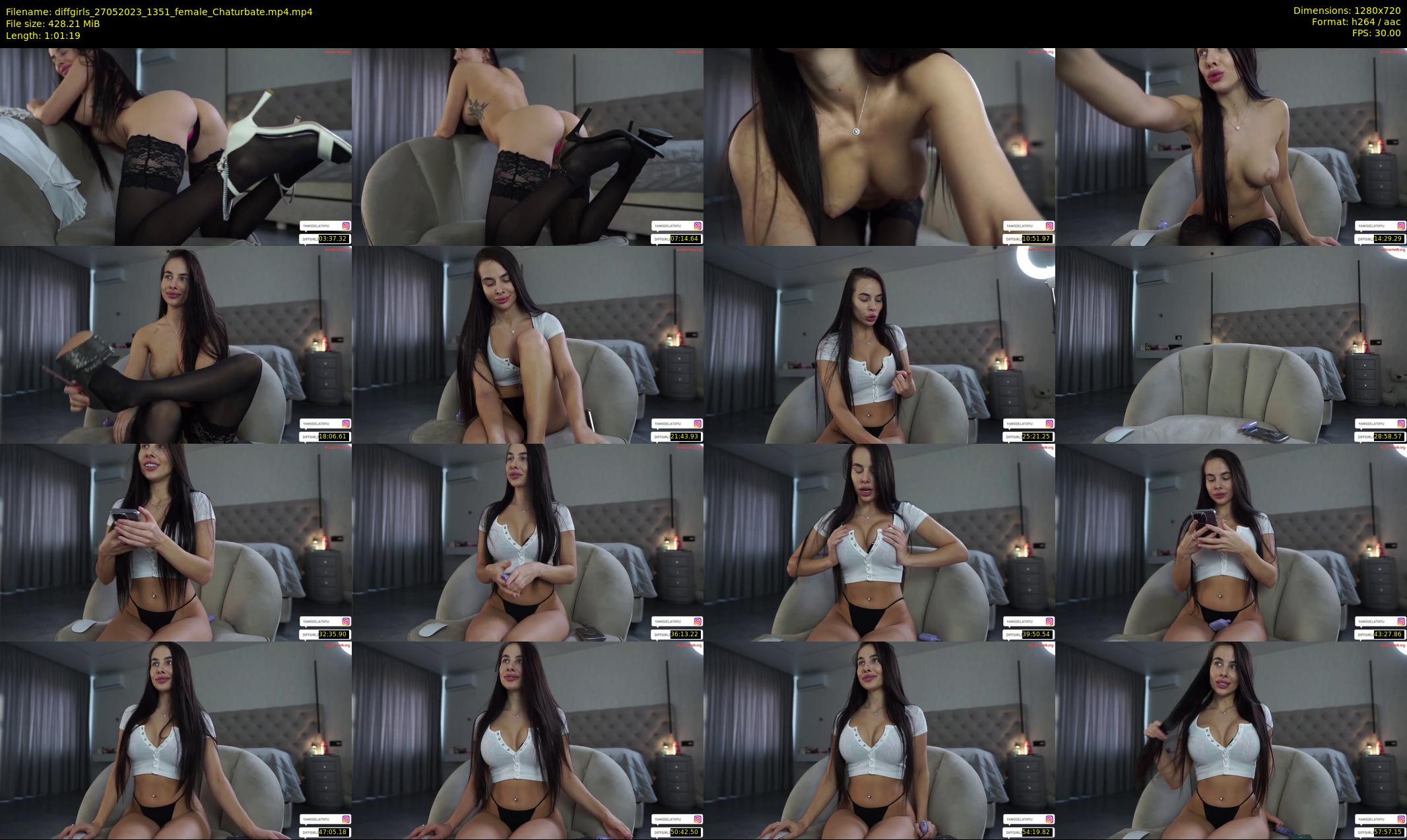 diffgirls — 62 minute Chaturbate female cam show recording, 720p, May 27, 2023