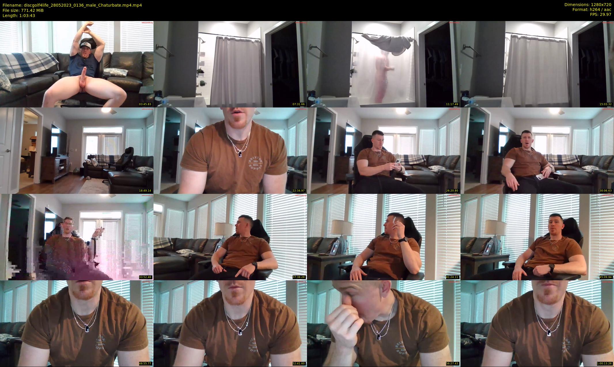 discgolf4life — 64 minute Chaturbate male cam show recording, 720p, May 28, 2023