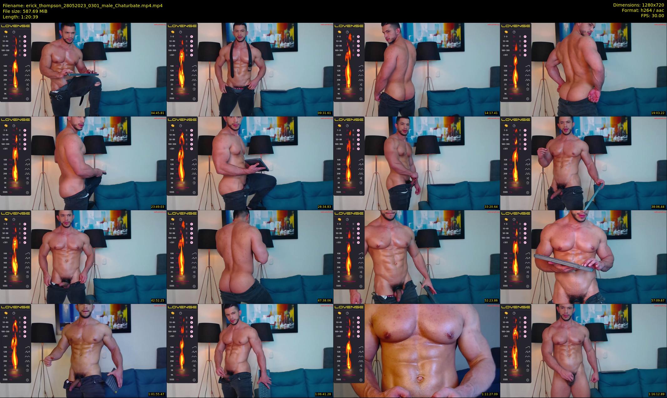erick_thompson — 81 minute Chaturbate male cam show recording, 720p, May 28, 2023