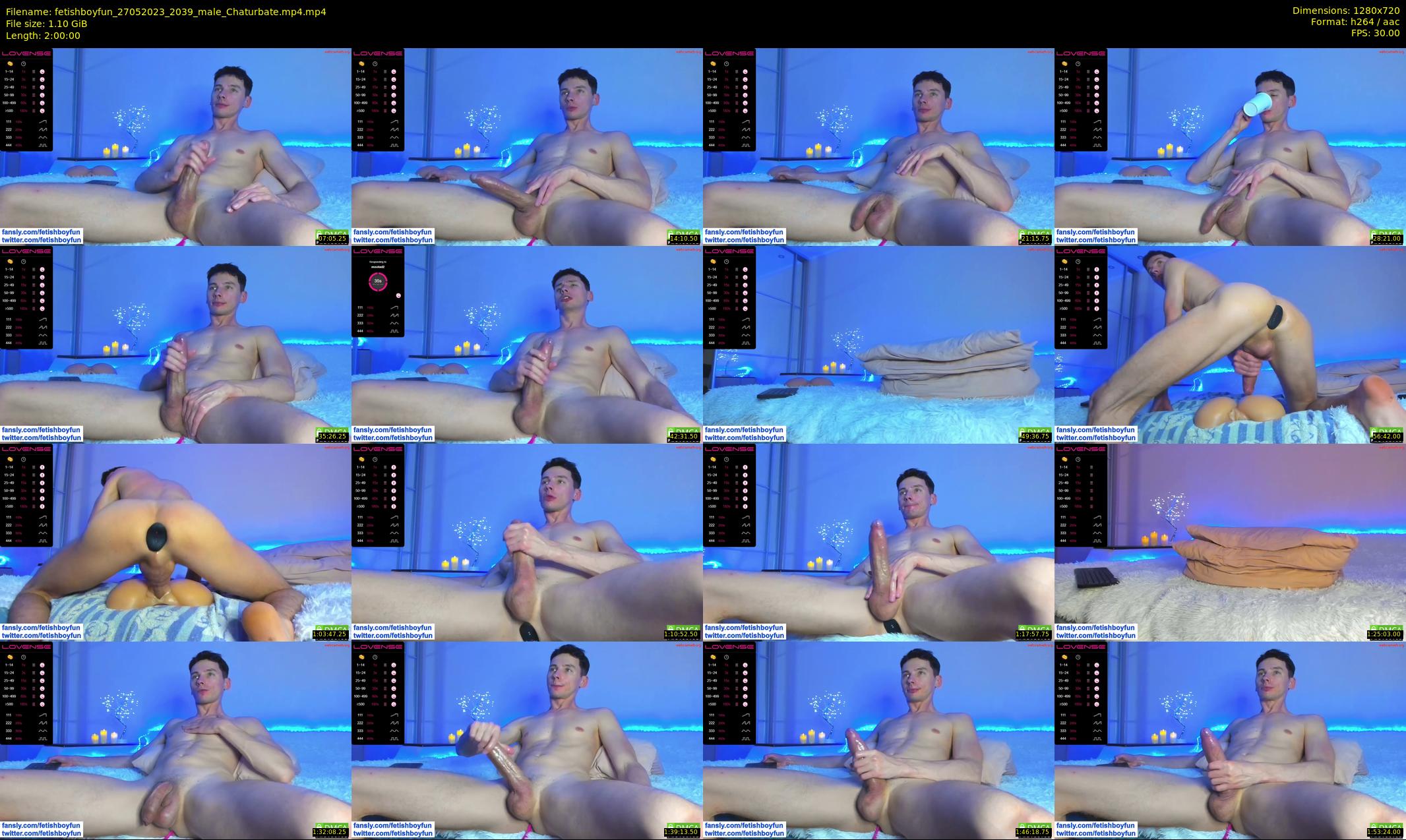 fetishboyfun — 120 minute Chaturbate male cam show recording, 720p, May 27, 2023