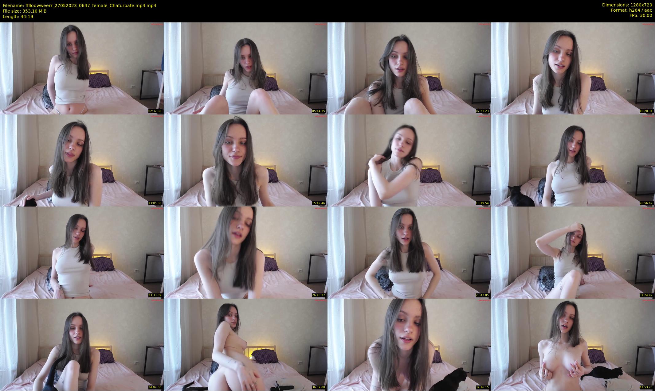 fflloowweerr — 45 minute Chaturbate couple cam show recording, 720p, May 27, 2023