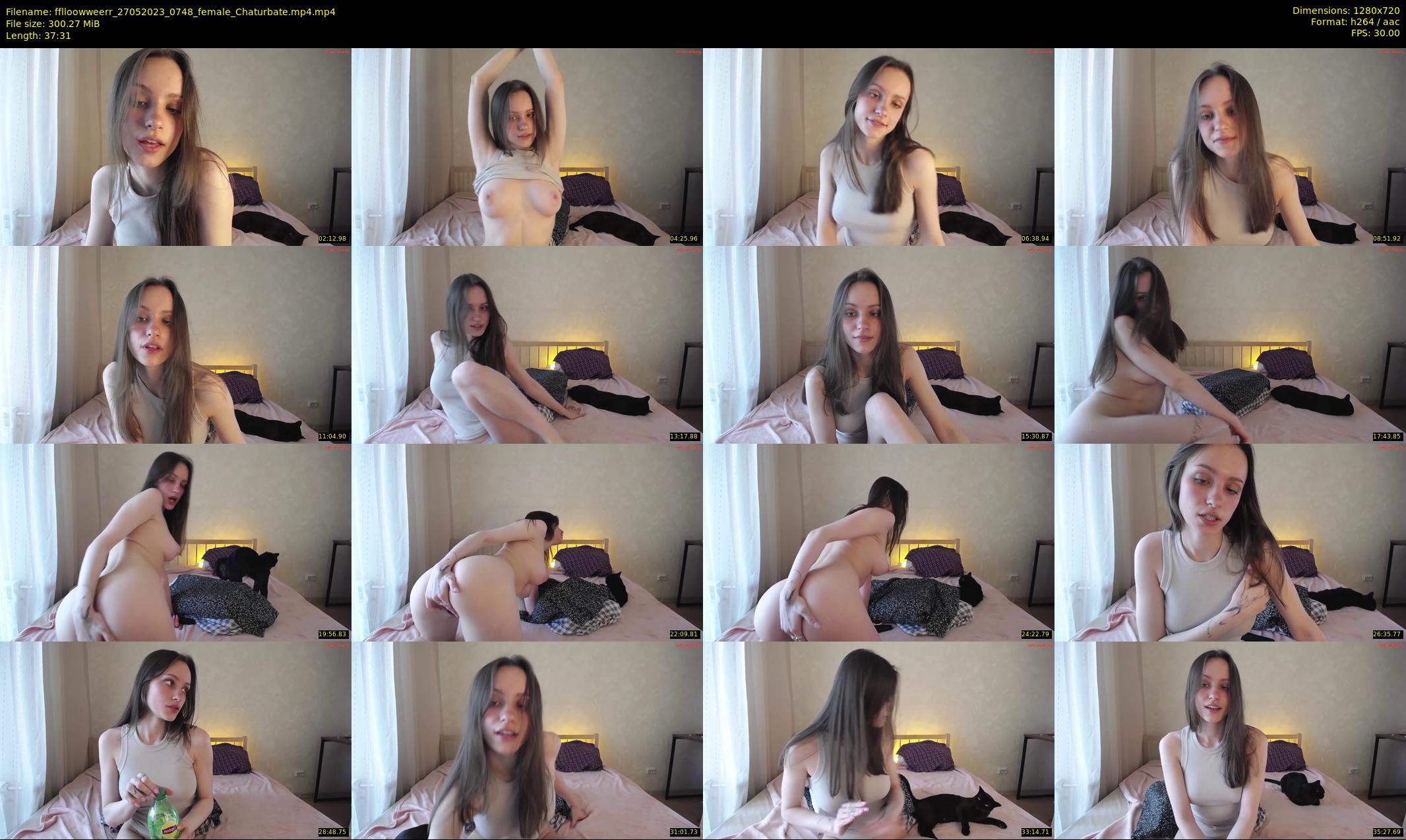 fflloowweerr — 38 minute Chaturbate couple cam show recording, 720p, May 27, 2023