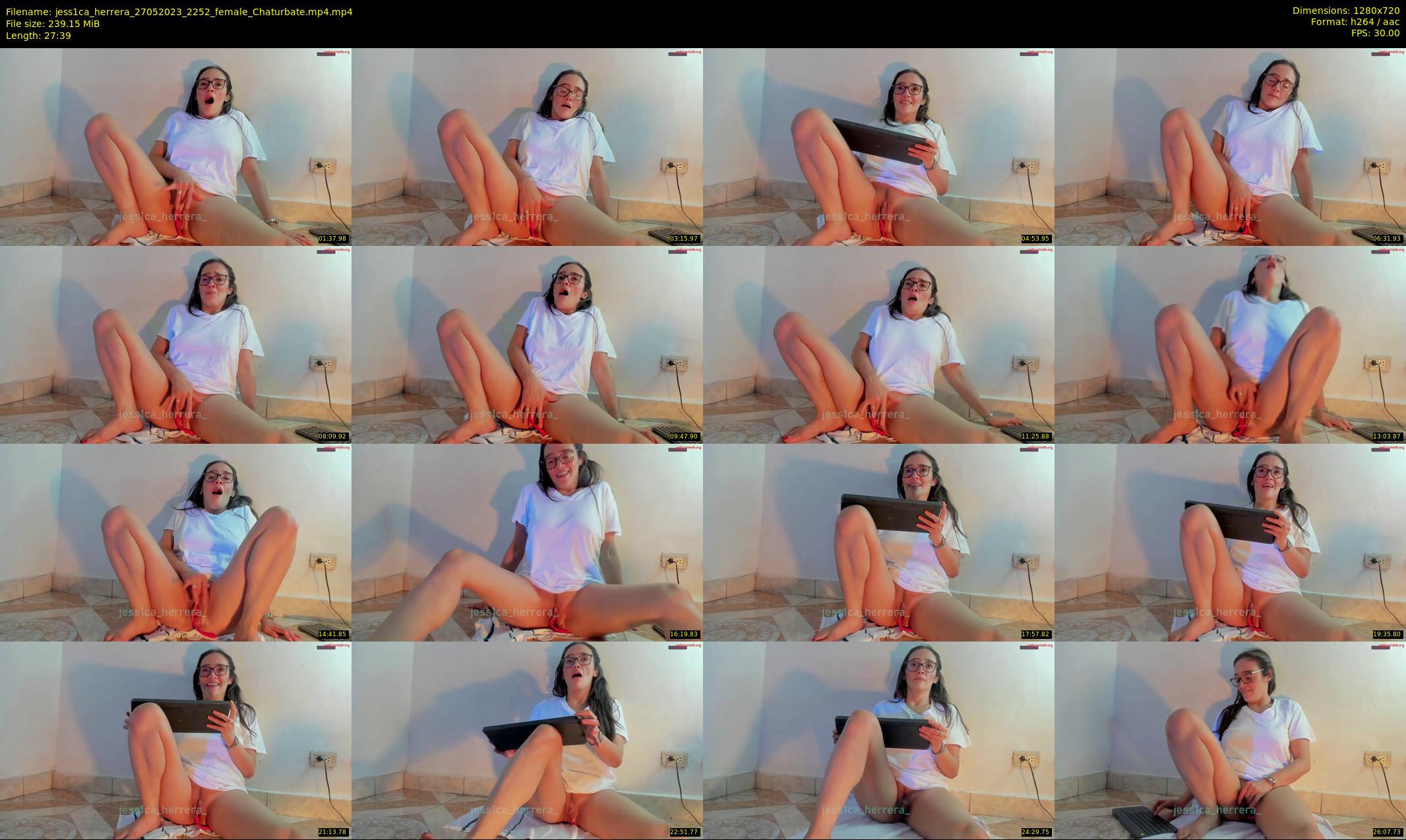 jess1ca_herrera — 28 minute Chaturbate female cam show recording, 720p, May 27, 2023