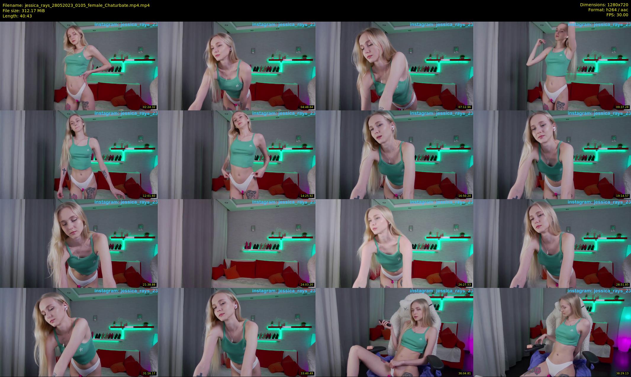 jessica_rays — 41 minute Chaturbate couple cam show recording, 720p, May 28, 2023