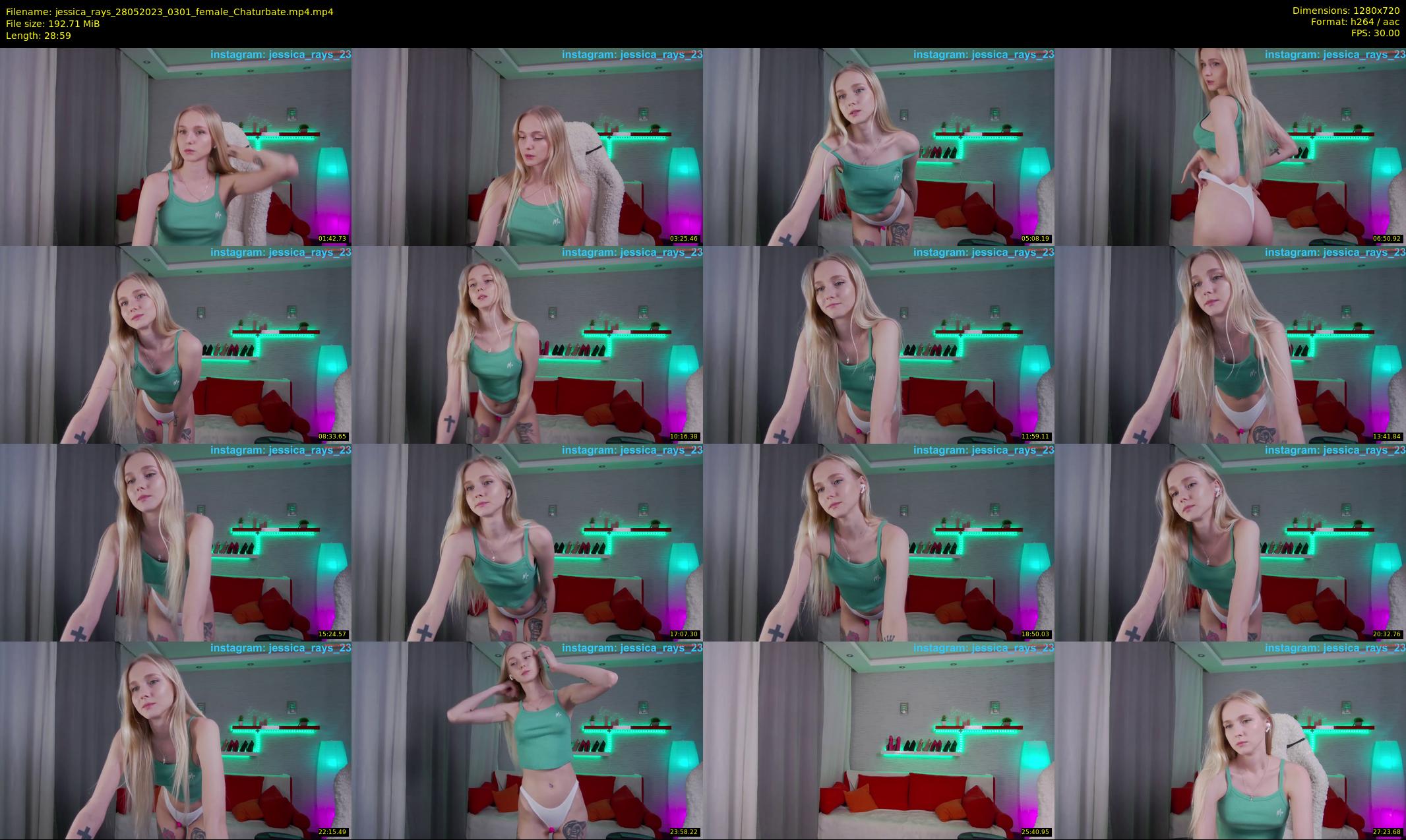 jessica_rays — 29 minute Chaturbate couple cam show recording, 720p, May 28, 2023