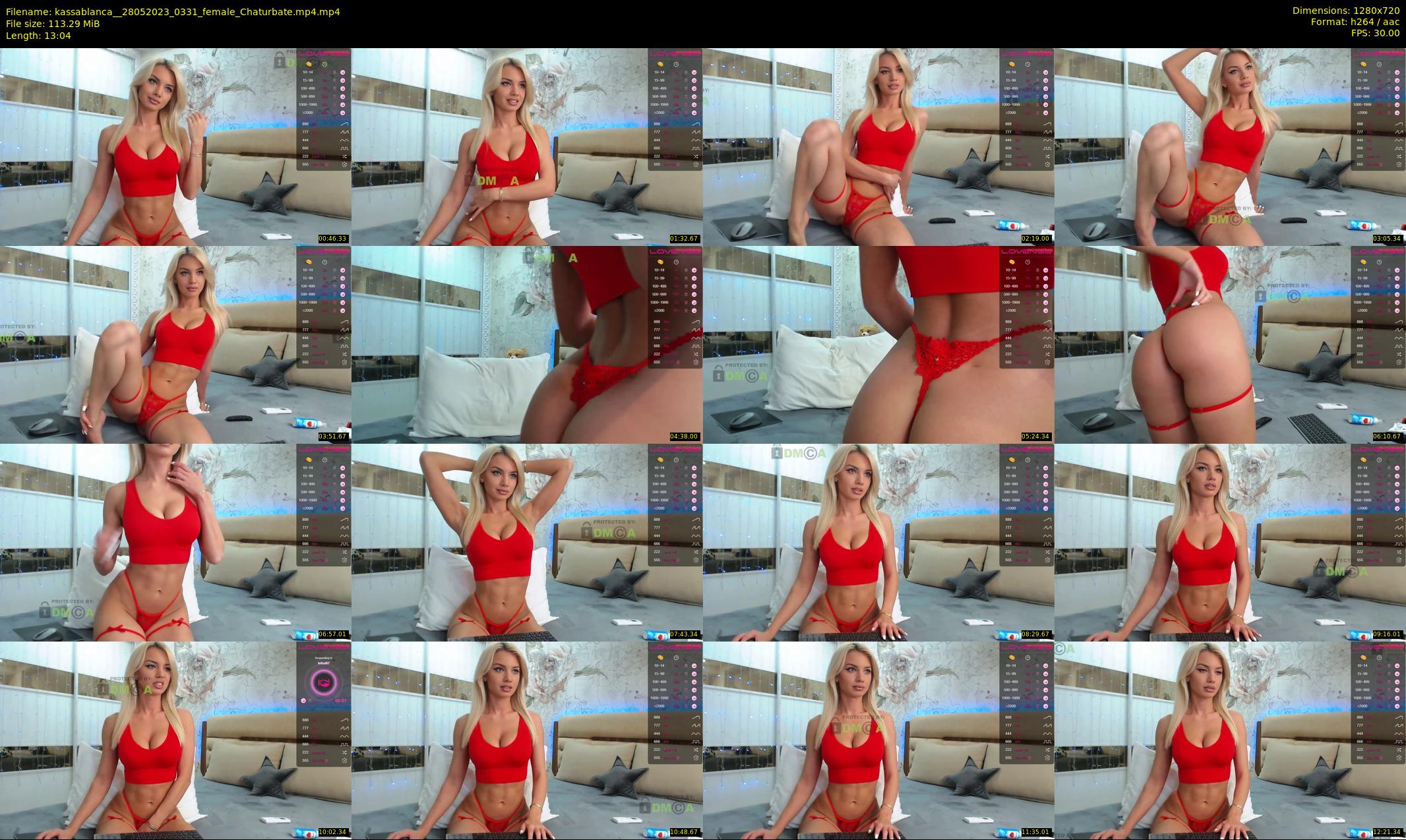 kassablanca_ — 14 minute Chaturbate female cam show recording, 720p, May 28, 2023