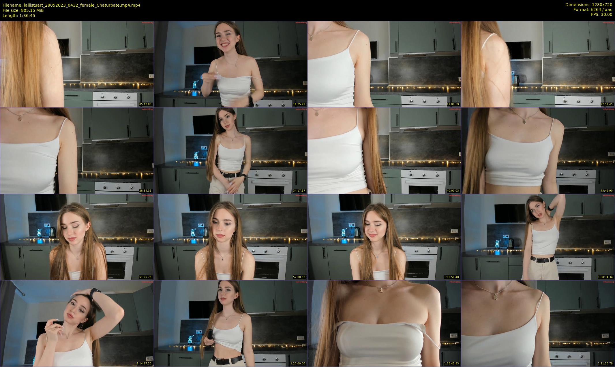 lallistuart — 97 minute Chaturbate female cam show recording, 720p, May 28, 2023