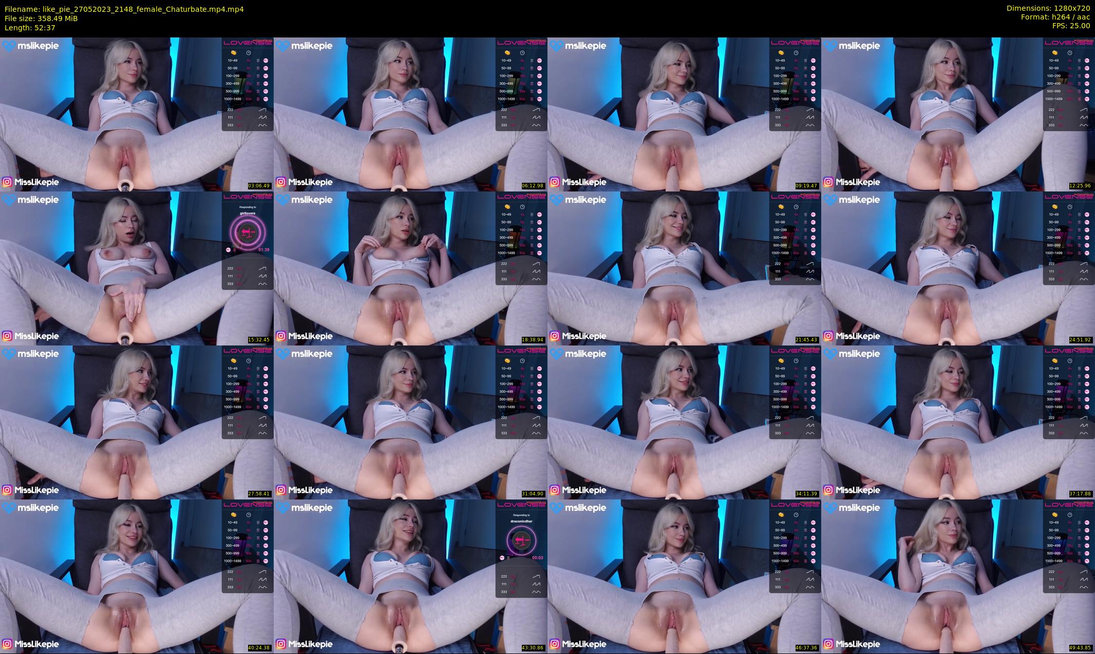like_pie — 53 minute Chaturbate couple cam show recording, 720p, May 27, 2023