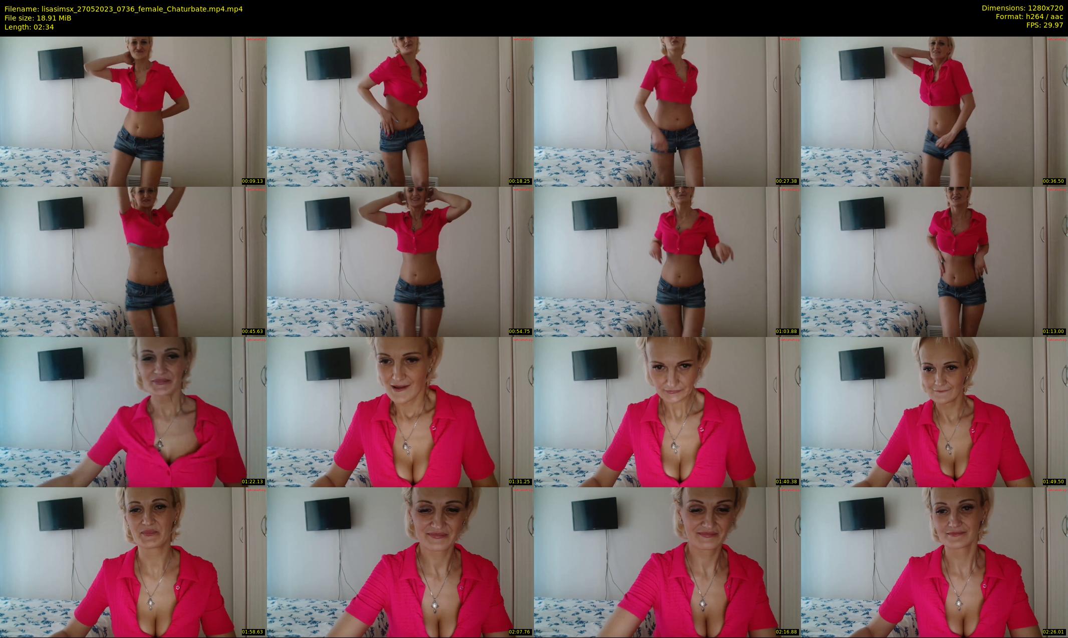 lisasimsx — 3 minute Chaturbate female cam show recording, 720p, May 27, 2023
