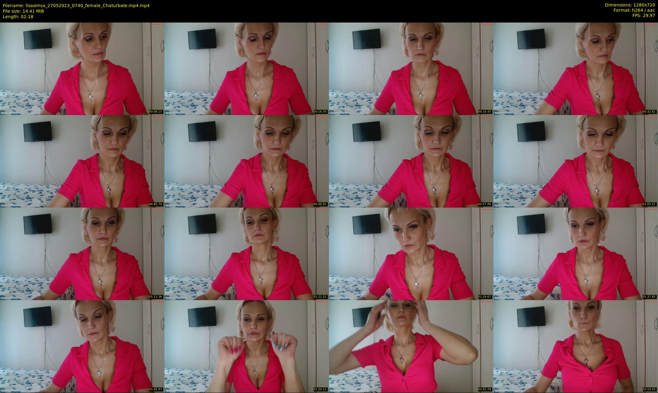 lisasimsx — 3 minute Chaturbate female cam show recording, 720p, May 27, 2023