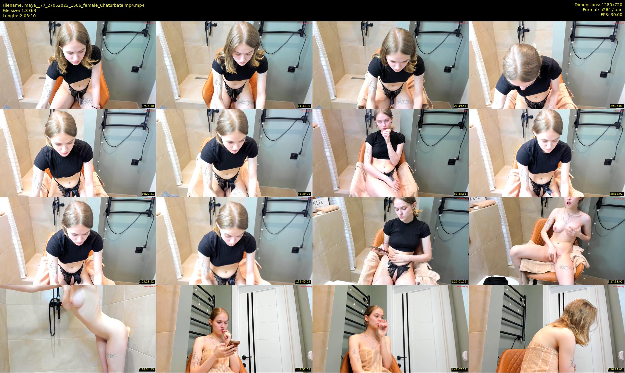 maya__77 — 124 minute Chaturbate female cam show recording, 720p, May 27, 2023
