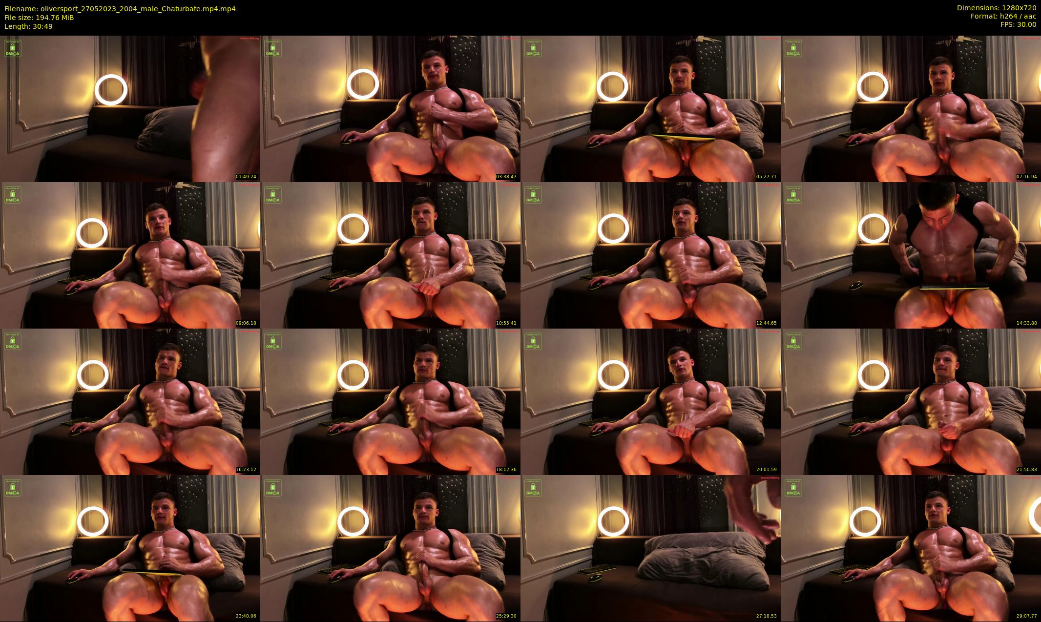 oliversport — 31 minute Chaturbate male cam show recording, 720p, May 27, 2023