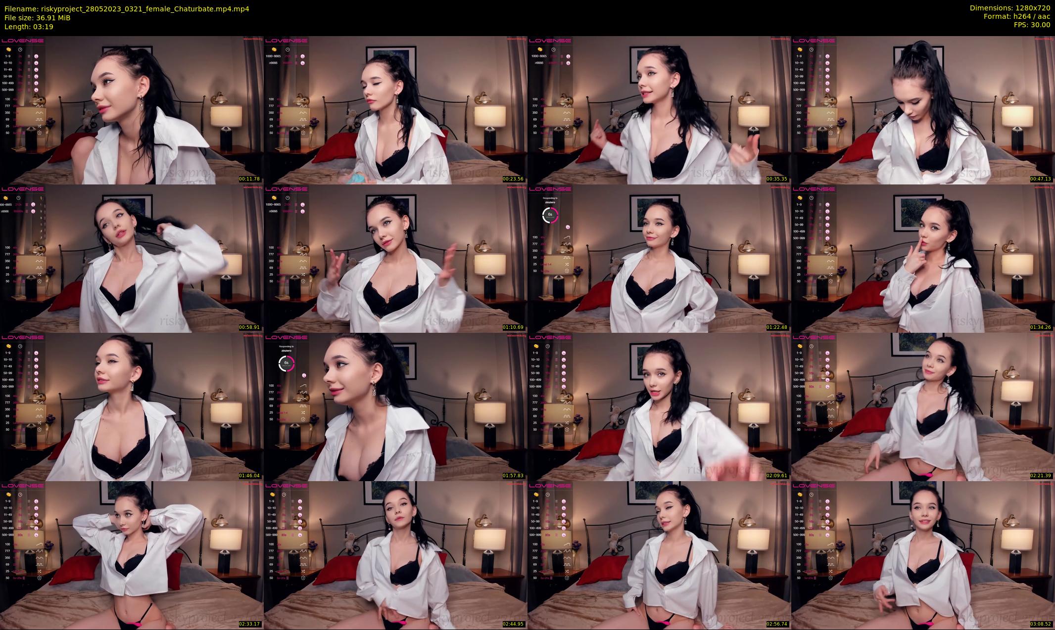 riskyproject — 4 minute Chaturbate couple cam show recording, 720p, May 28, 2023
