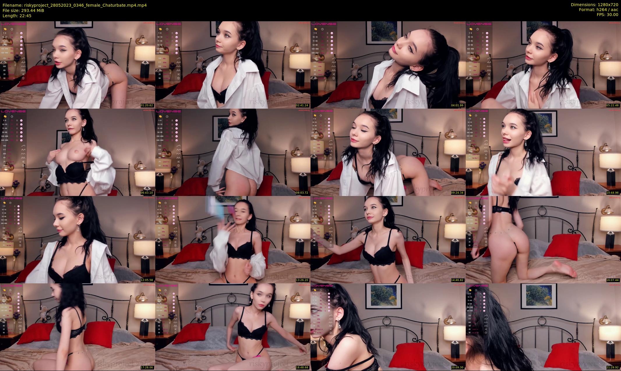 riskyproject — 23 minute Chaturbate couple cam show recording, 720p, May 28, 2023
