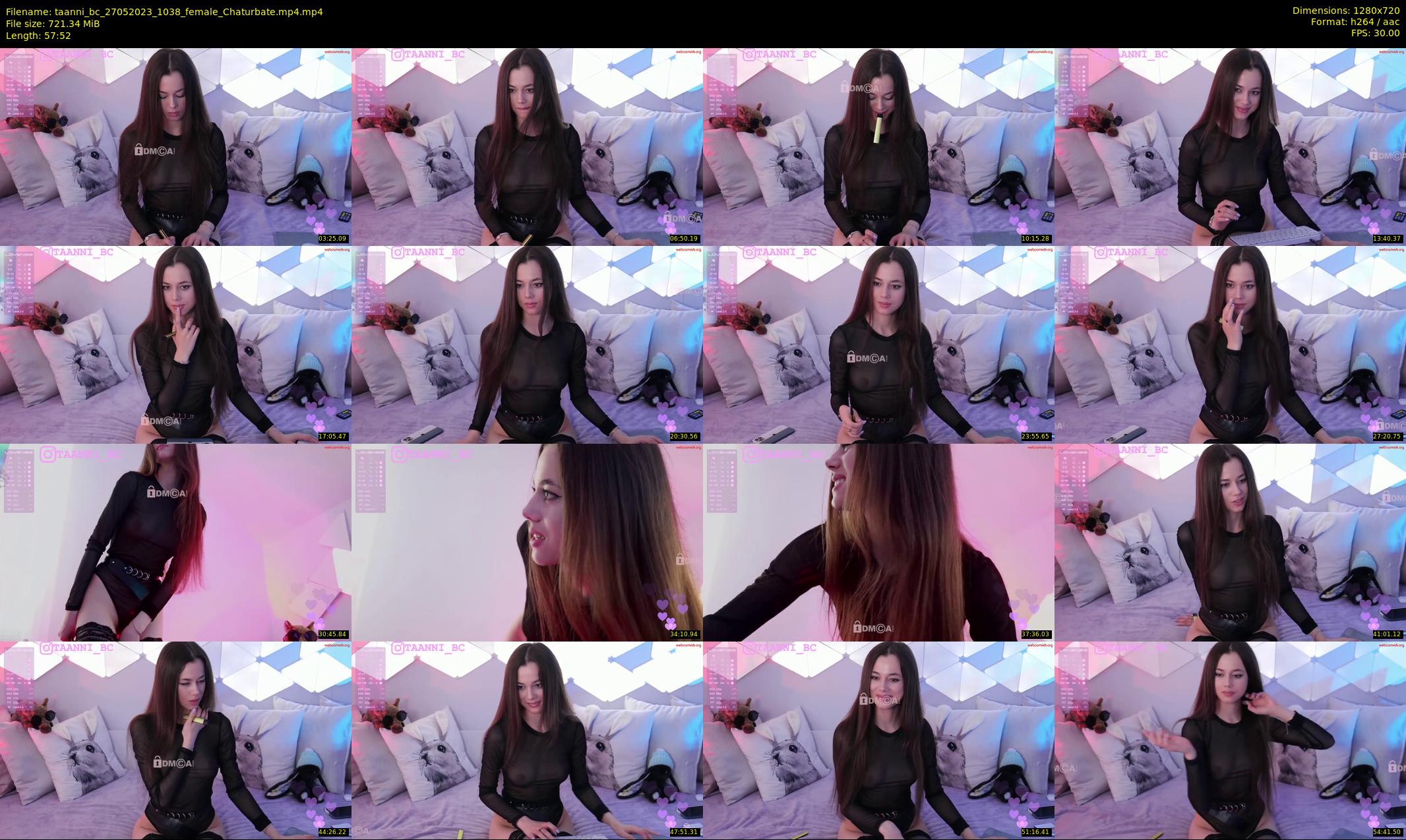 taanni_bc — 58 minute Chaturbate female cam show recording, 720p, May 27, 2023