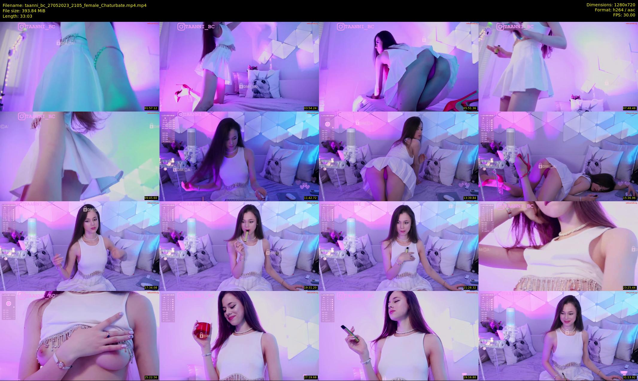 taanni_bc — 34 minute Chaturbate female cam show recording, 720p, May 27, 2023