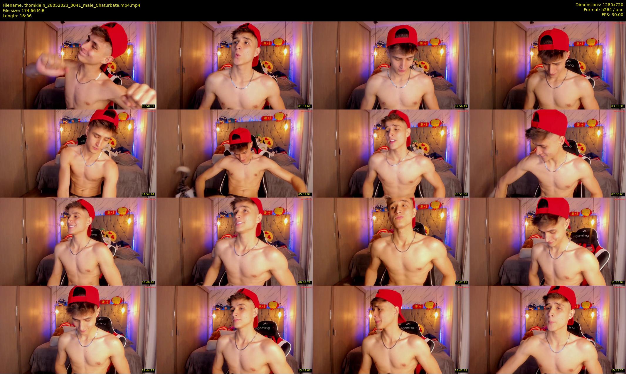 thomklein — 17 minute Chaturbate male cam show recording, 720p, May 28, 2023