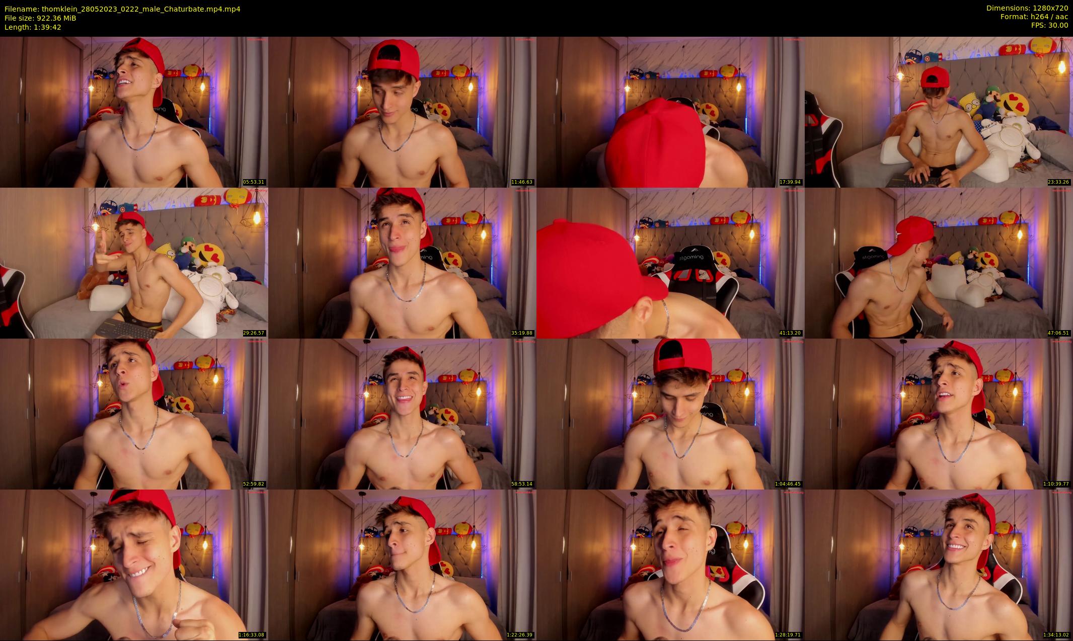 thomklein — 100 minute Chaturbate male cam show recording, 720p, May 28, 2023