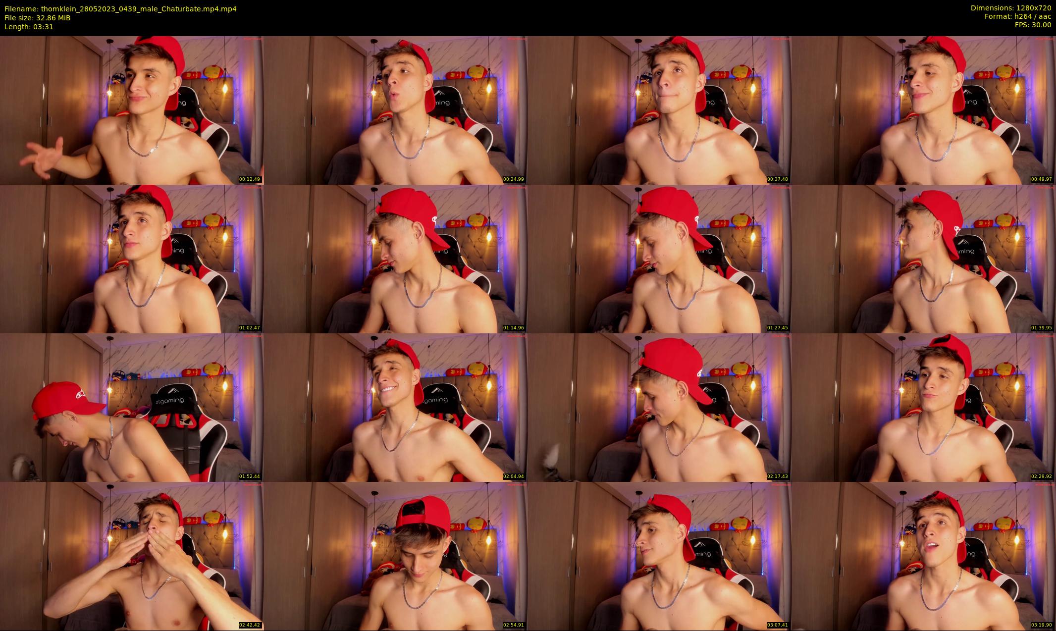 thomklein — 4 minute Chaturbate male cam show recording, 720p, May 28, 2023