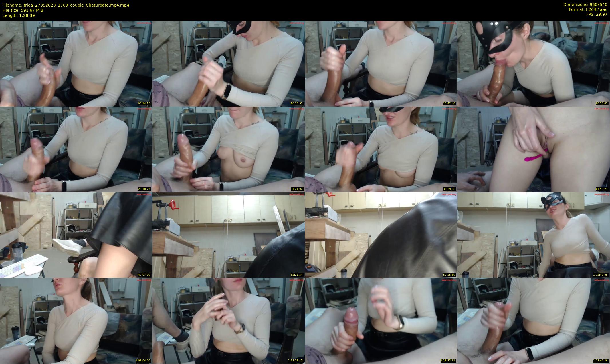 trioa — 89 minute Chaturbate couple cam show recording, 480p, May 27, 2023