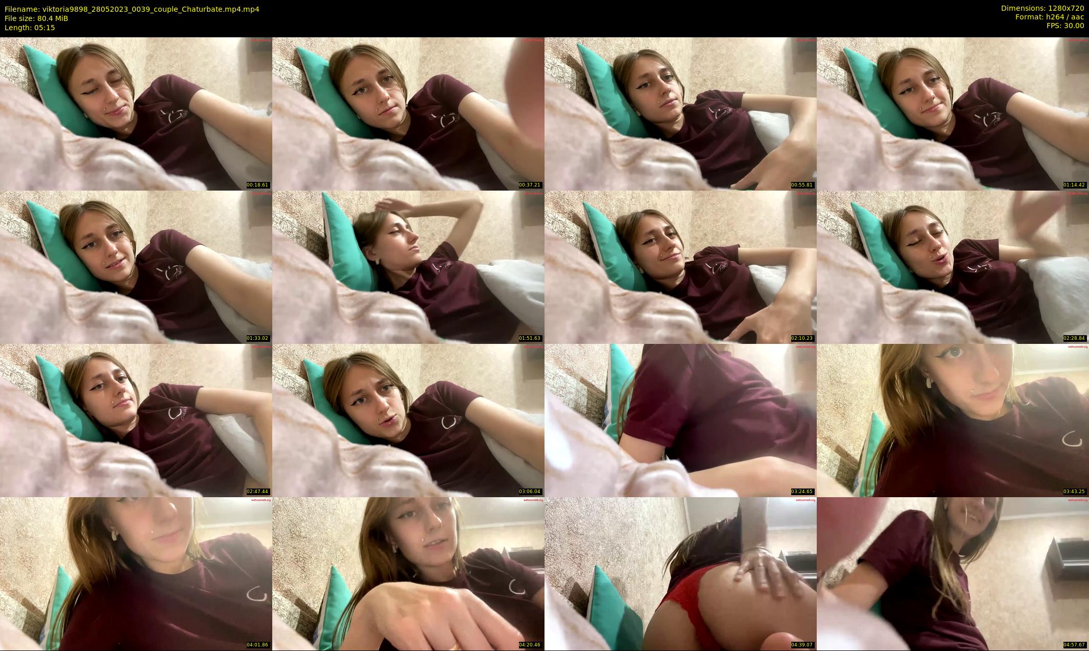 viktoria9898 — 6 minute Chaturbate couple cam show recording, 720p, May 28, 2023