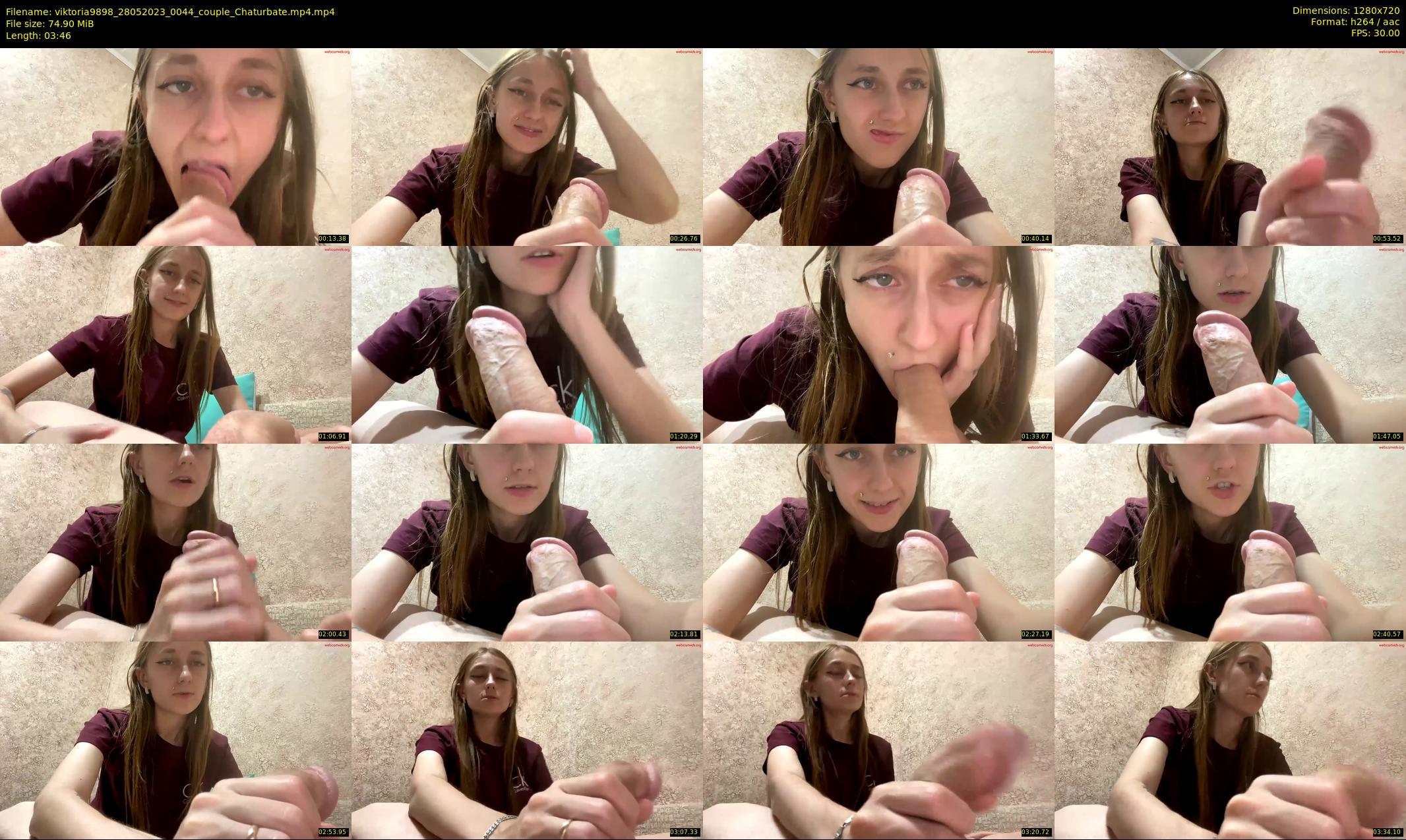 viktoria9898 — 4 minute Chaturbate couple cam show recording, 720p, May 28, 2023