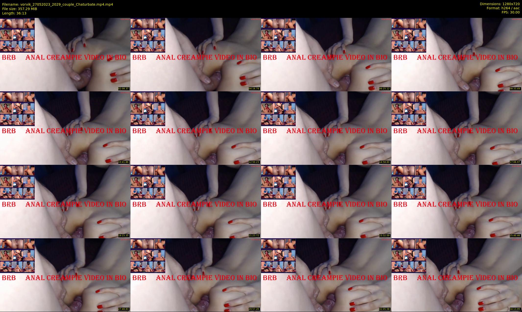 vorvik — 37 minute Chaturbate couple cam show recording, 720p, May 27, 2023