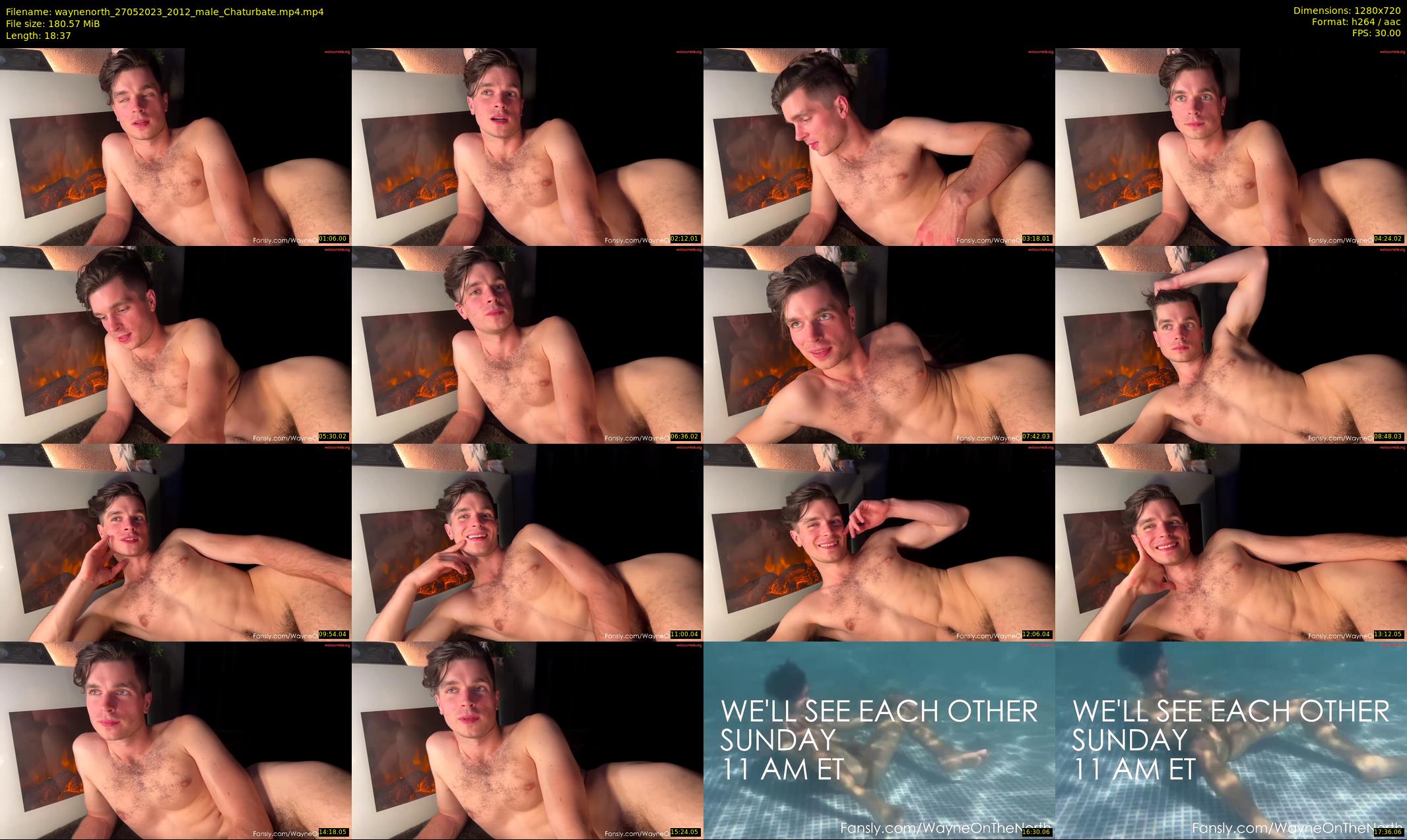 waynenorth — 19 minute Chaturbate male cam show recording, 720p, May 27, 2023