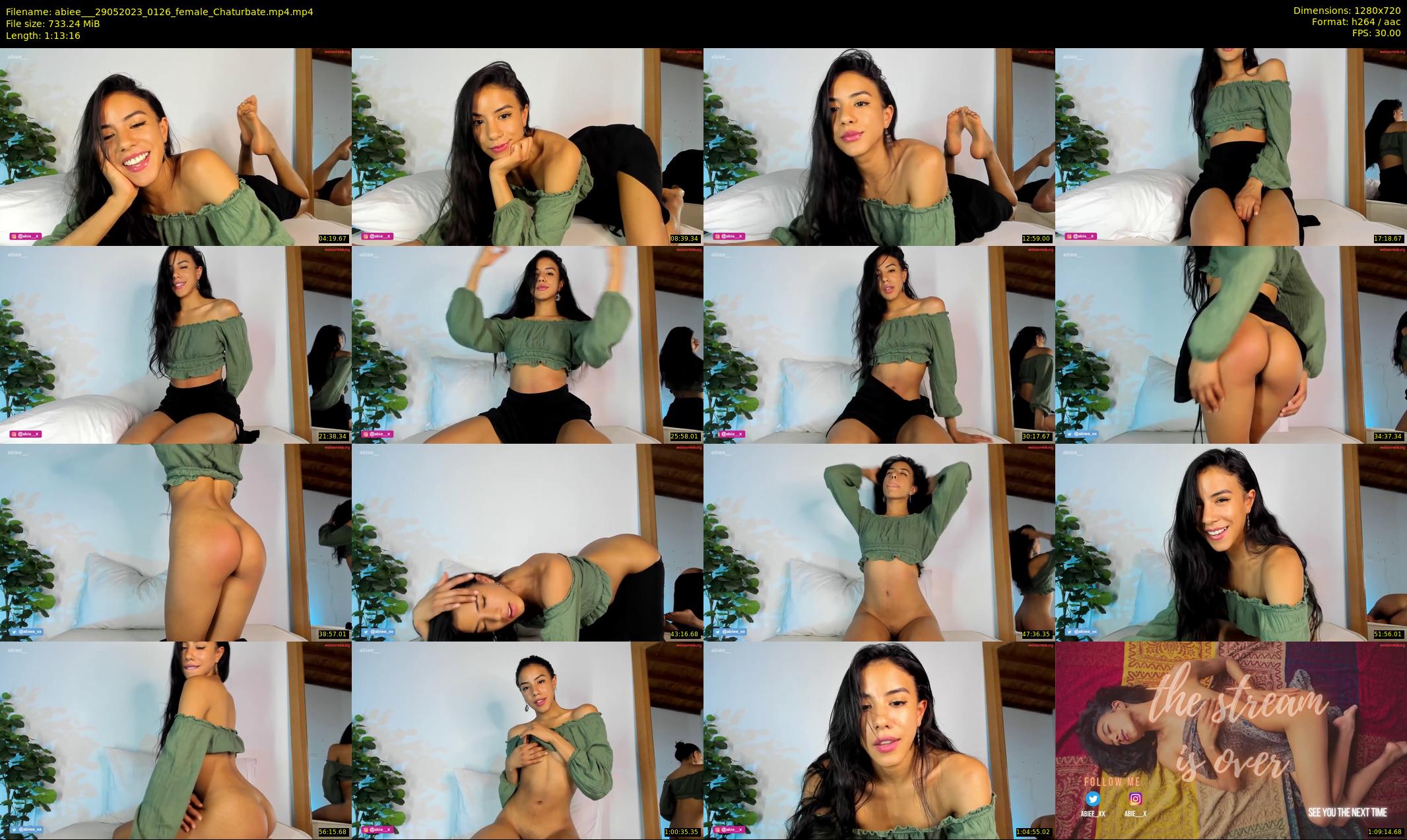 abiee__ — 74 minute Chaturbate female cam show recording, 720p, May 29, 2023