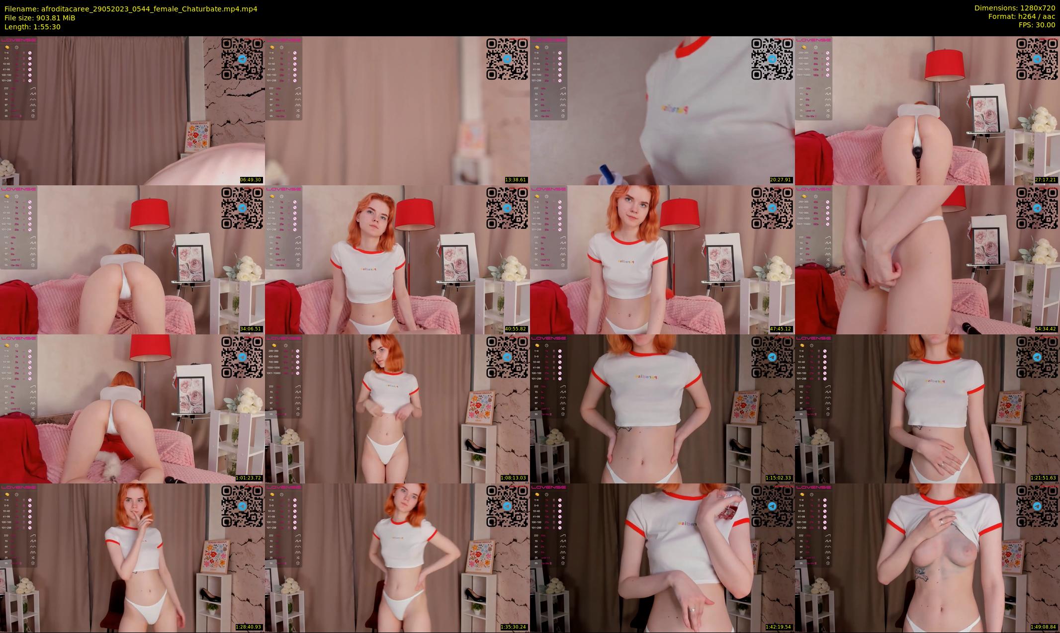 afroditacaree — 116 minute Chaturbate female cam show recording, 720p, May 29, 2023