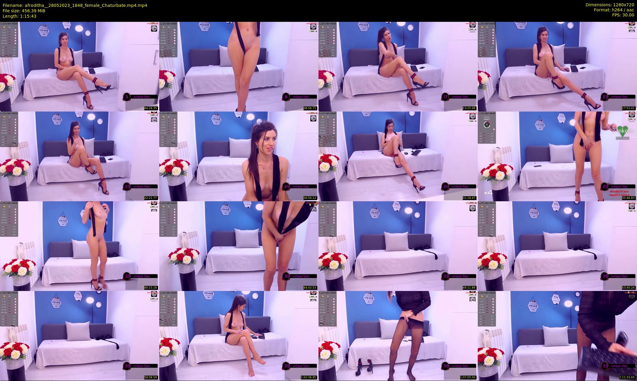 afroditha_ — 76 minute Chaturbate female cam show recording, 720p, May 28, 2023
