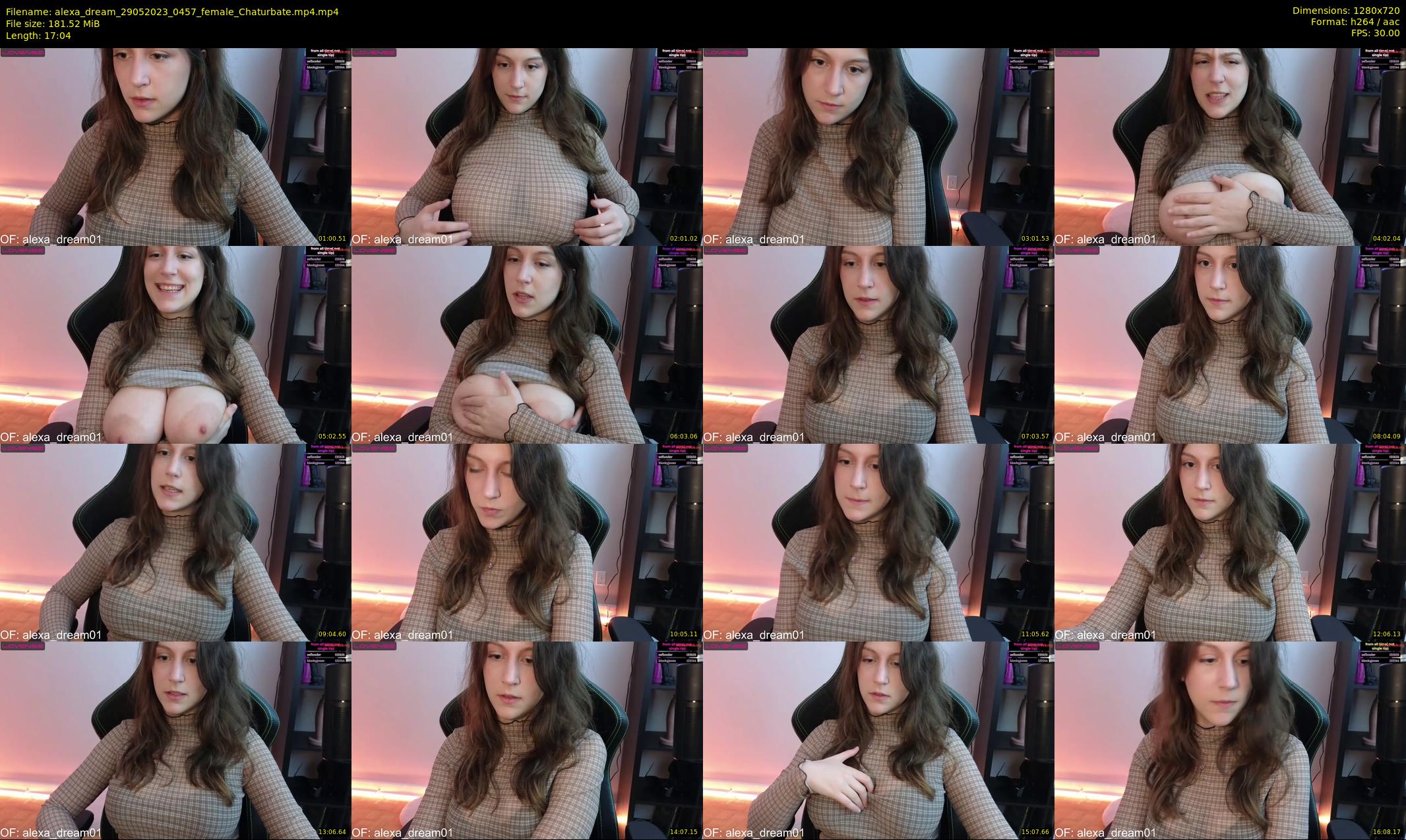 alexa_dream — 18 minute Chaturbate female cam show recording, 720p, May 29, 2023