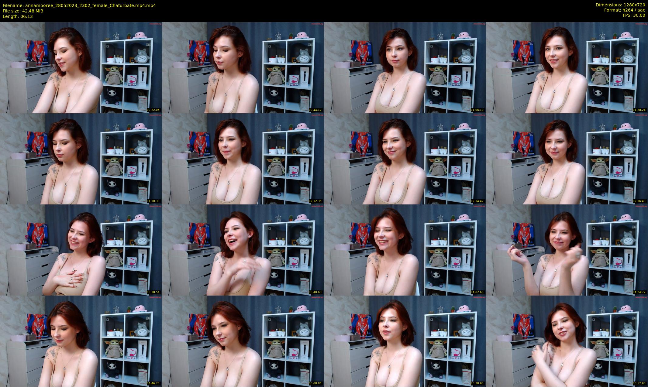 annamooree — 7 minute Chaturbate female cam show recording, 720p, May 28, 2023