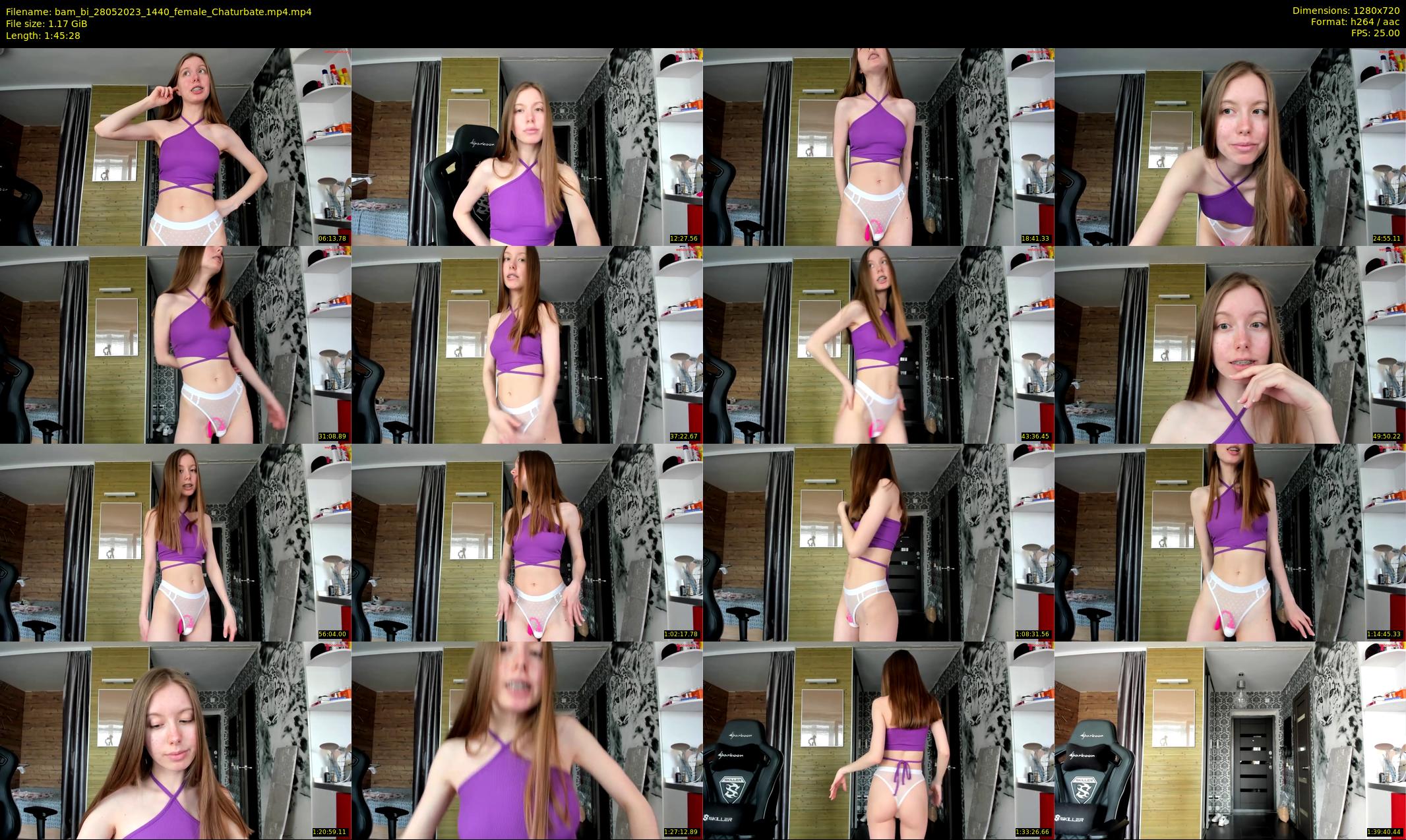 bam_bi — 106 minute Chaturbate female cam show recording, 720p, May 28, 2023
