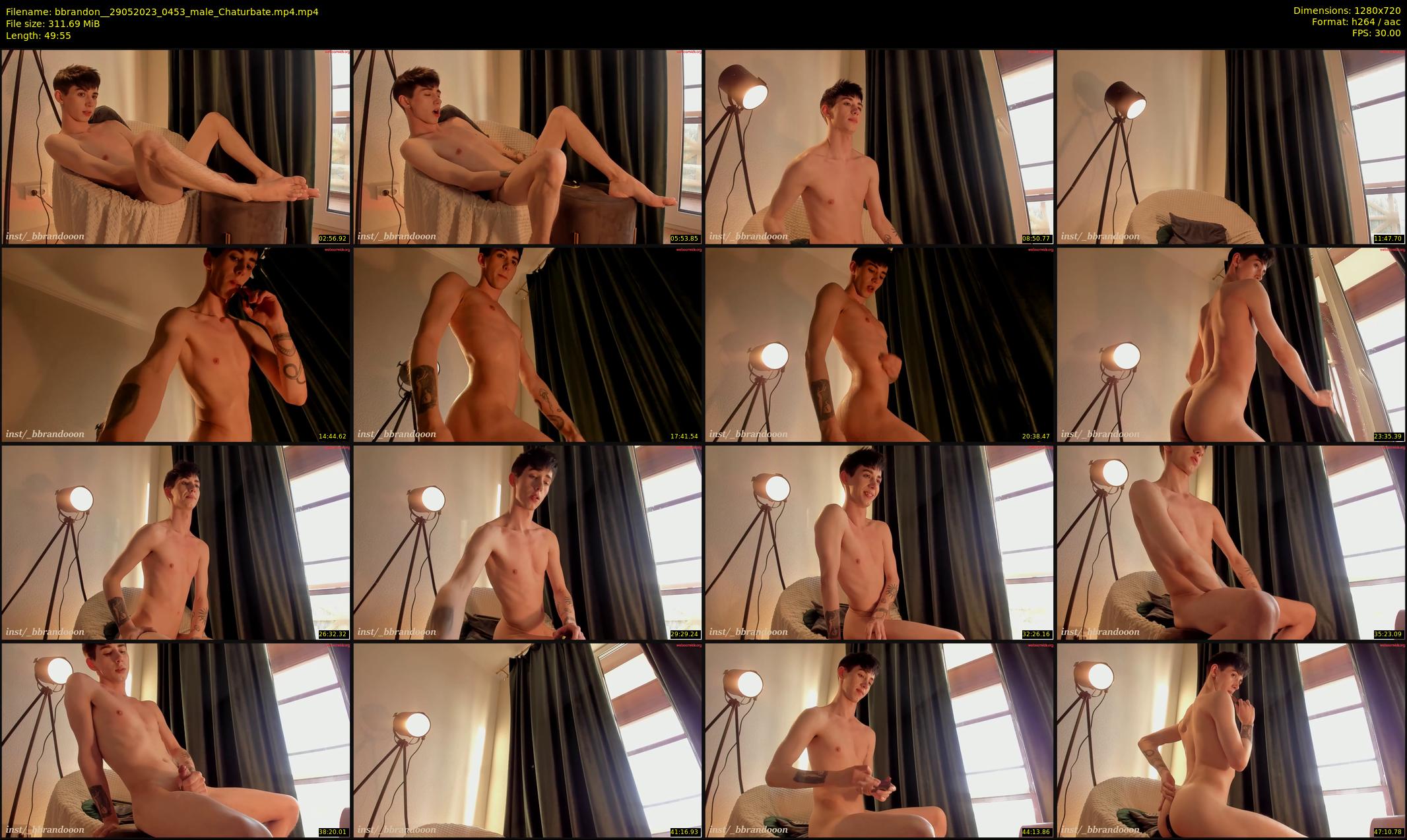 bbrandon_ — 50 minute Chaturbate male cam show recording, 720p, May 29, 2023