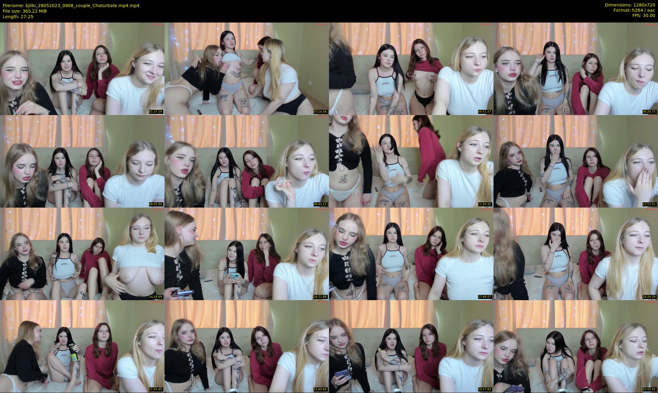 bjliki — 28 minute Chaturbate couple cam show recording, 720p, May 28, 2023