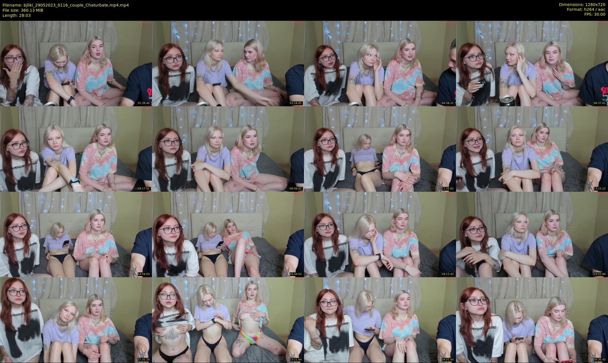 bjliki — 29 minute Chaturbate couple cam show recording, 720p, May 29, 2023