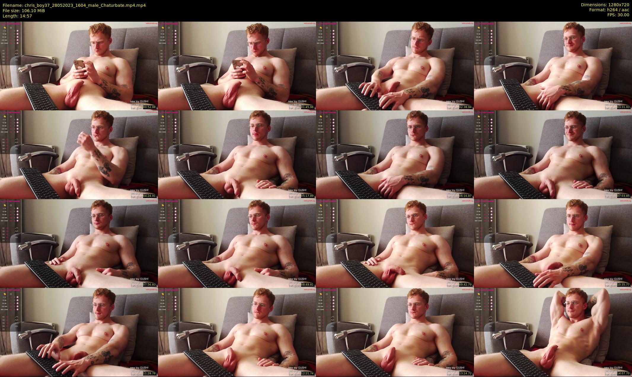 chris_boy37 — 15 minute Chaturbate male cam show recording, 720p, May 28, 2023