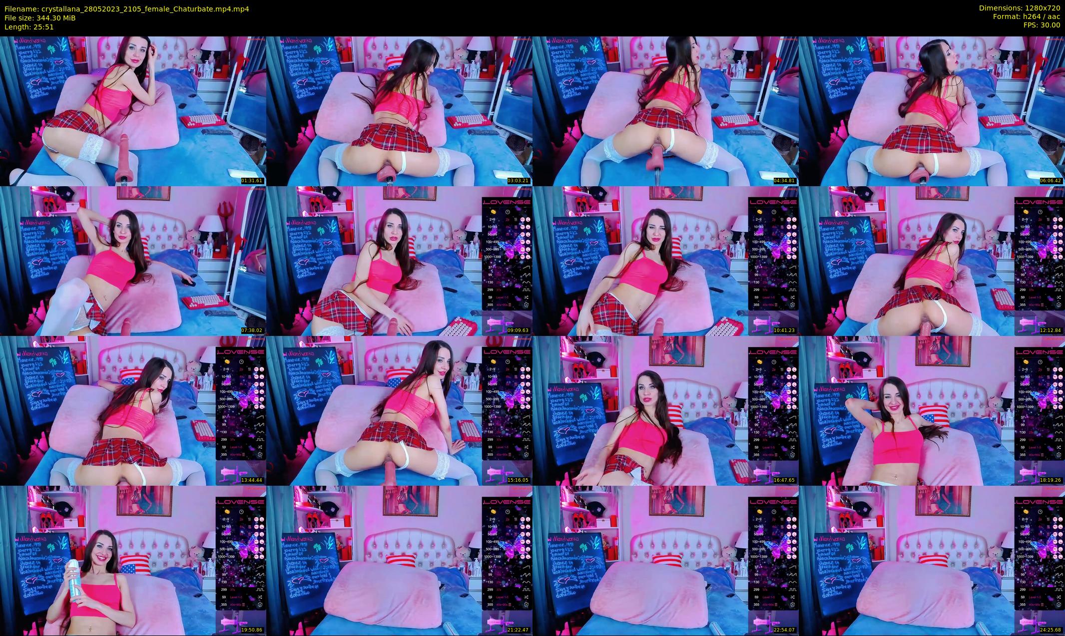 crystallana — 26 minute Chaturbate female cam show recording, 720p, May 28, 2023