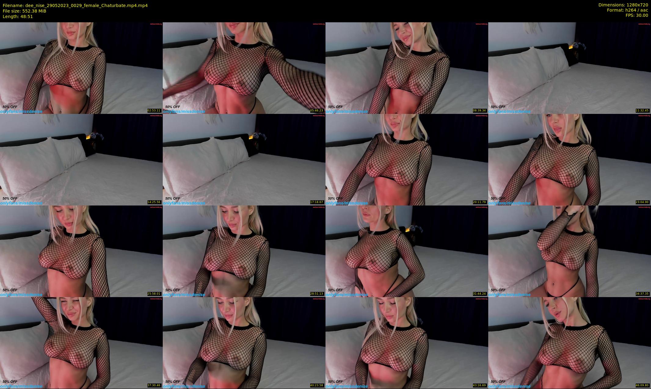 dee_nise — 49 minute Chaturbate female cam show recording, 720p, May 29, 2023