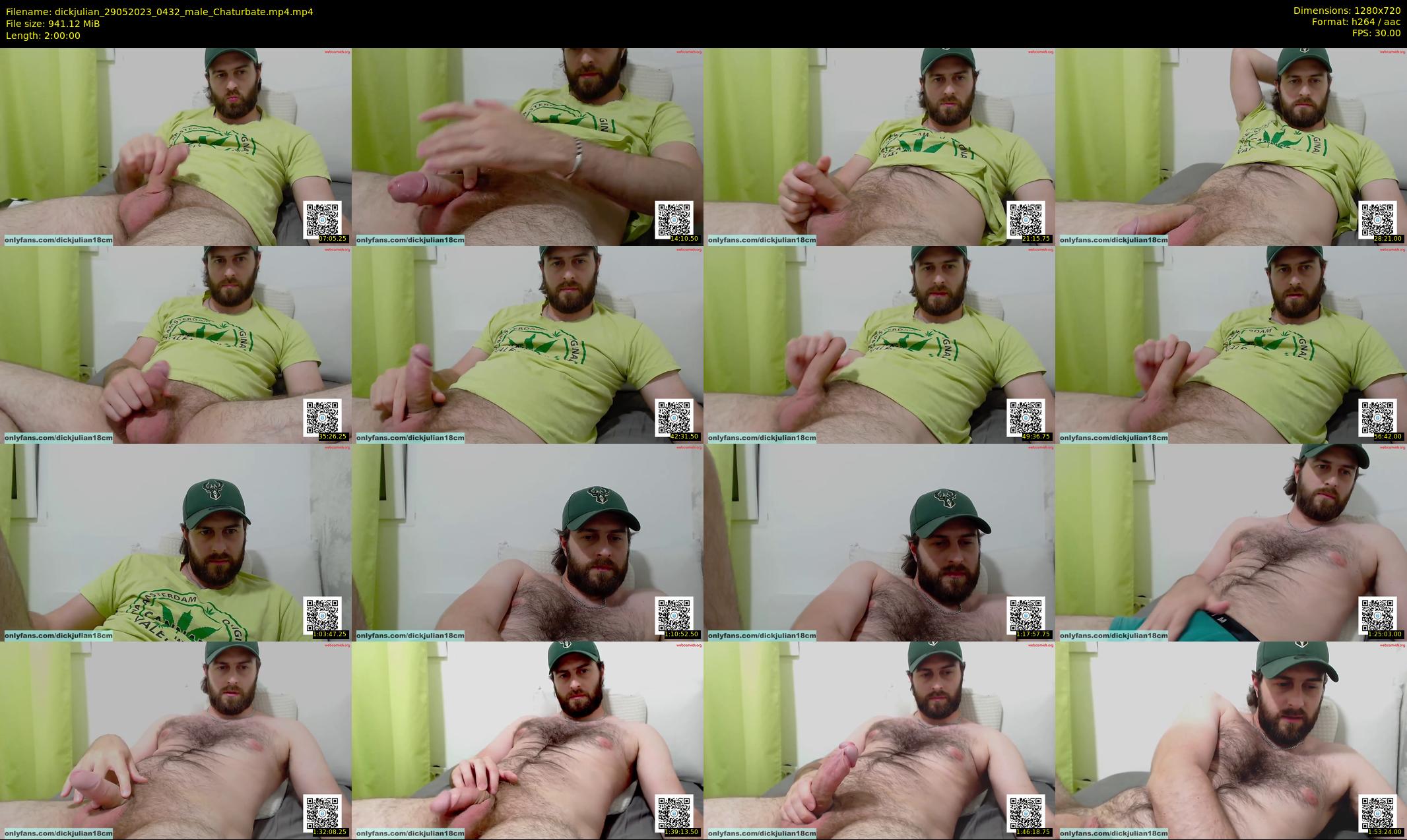 dickjulian — 120 minute Chaturbate male cam show recording, 720p, May 29, 2023