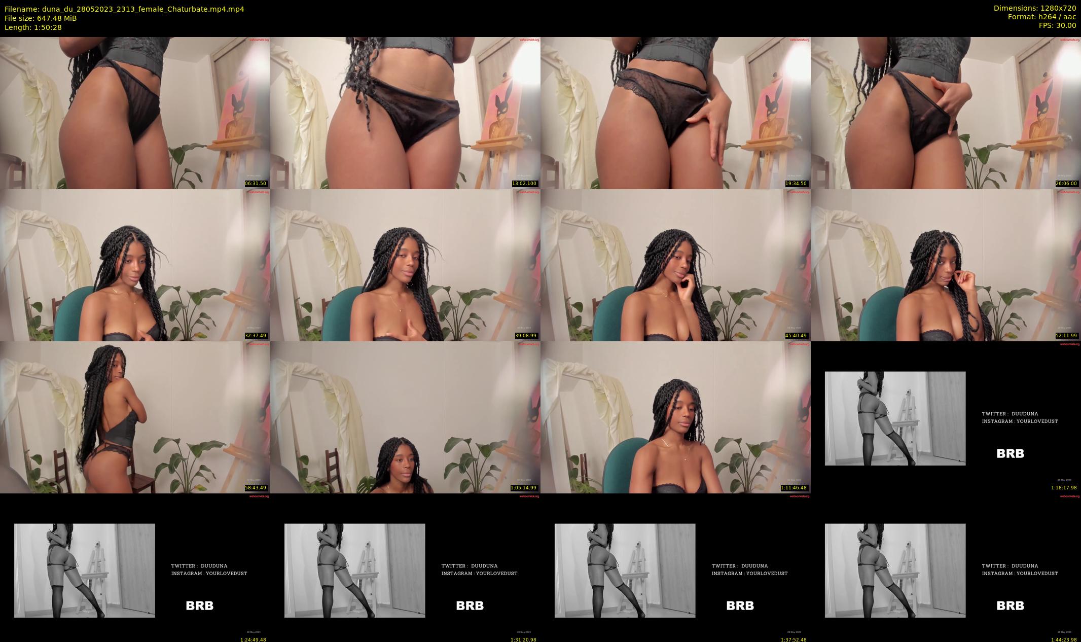 duna_du — 111 minute Chaturbate female cam show recording, 720p, May 28, 2023