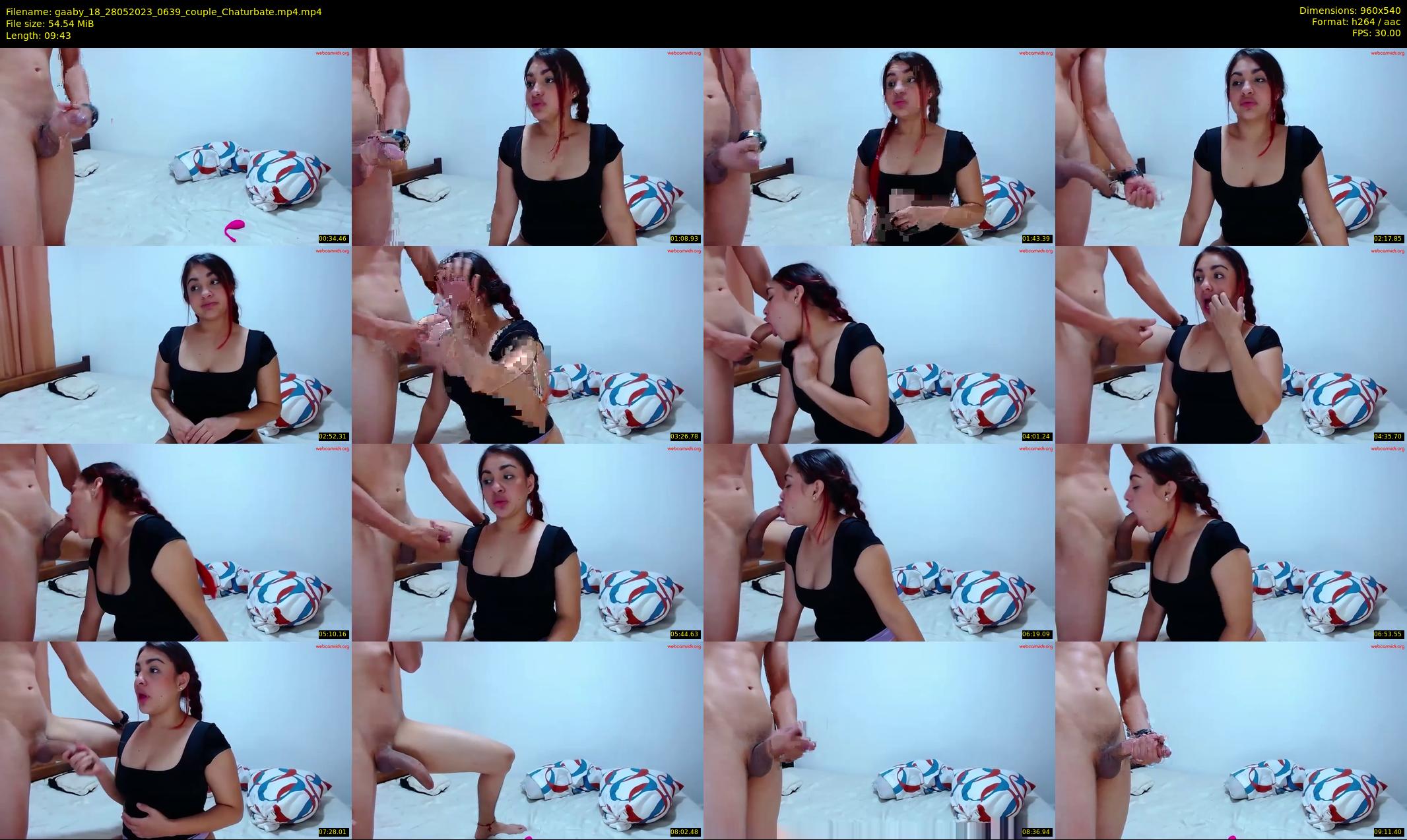 gaaby_18 — 10 minute Chaturbate couple cam show recording, 480p, May 28, 2023