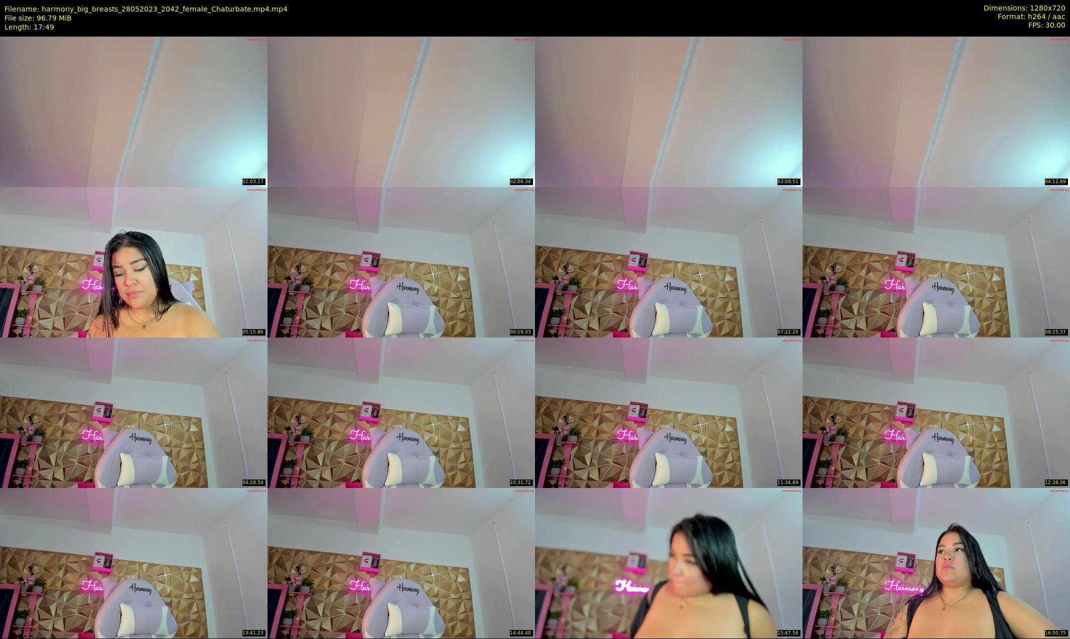 harmony_big_breasts — 18 minute Chaturbate female cam show recording, 720p, May 28, 2023